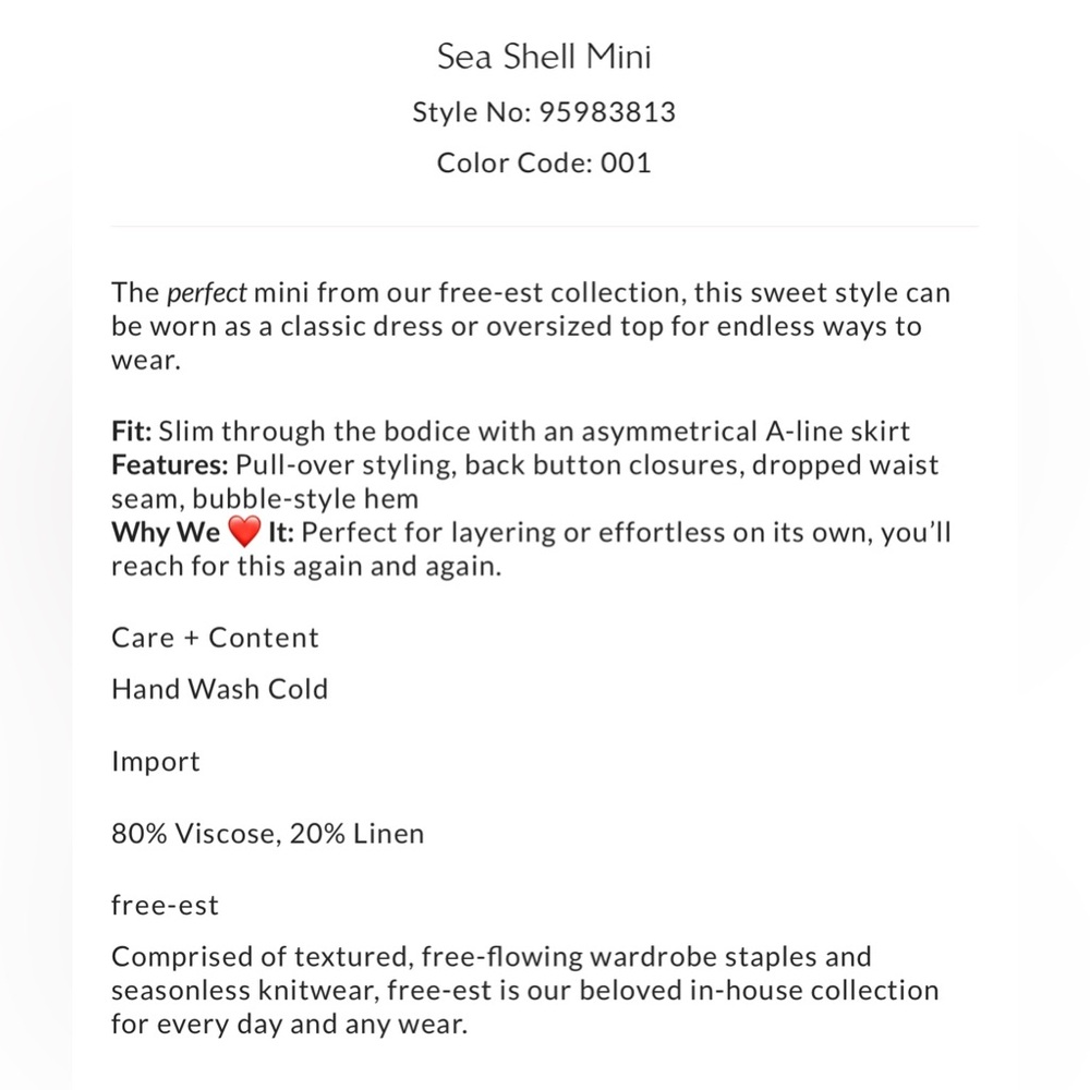 Free People Free-est Sea Shell Mini - Picture 5 of 10